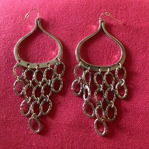Silver earrings